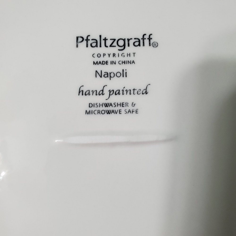 Pfaltzgraff NAPOLI Square Baking Dish Floral Hand - Picture 9 of 12